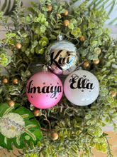 Load image into Gallery viewer, Personalised Christmas Baubles