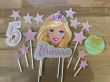 Load image into Gallery viewer, Barbie Cake Topper Set