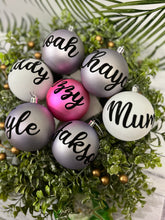Load image into Gallery viewer, Personalised Christmas Baubles