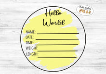 Load image into Gallery viewer, Hello World Acrylic Sign