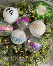 Load image into Gallery viewer, Personalised Christmas Baubles
