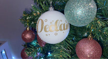 Load image into Gallery viewer, Personalised Christmas Baubles