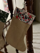 Load image into Gallery viewer, Personalised Hessian Stockings