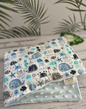 Load image into Gallery viewer, Under the Sea Minky Blanket