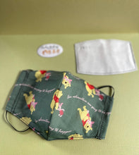 Load image into Gallery viewer, Winnie the Pooh - Dark Green - Mask