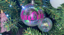 Load image into Gallery viewer, Personalised Christmas Baubles