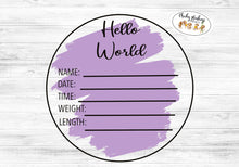 Load image into Gallery viewer, Hello World Acrylic Sign