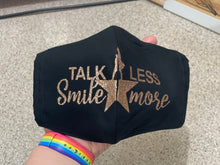 Load image into Gallery viewer, Hamilton (3 different styled) Gold & Black Mask