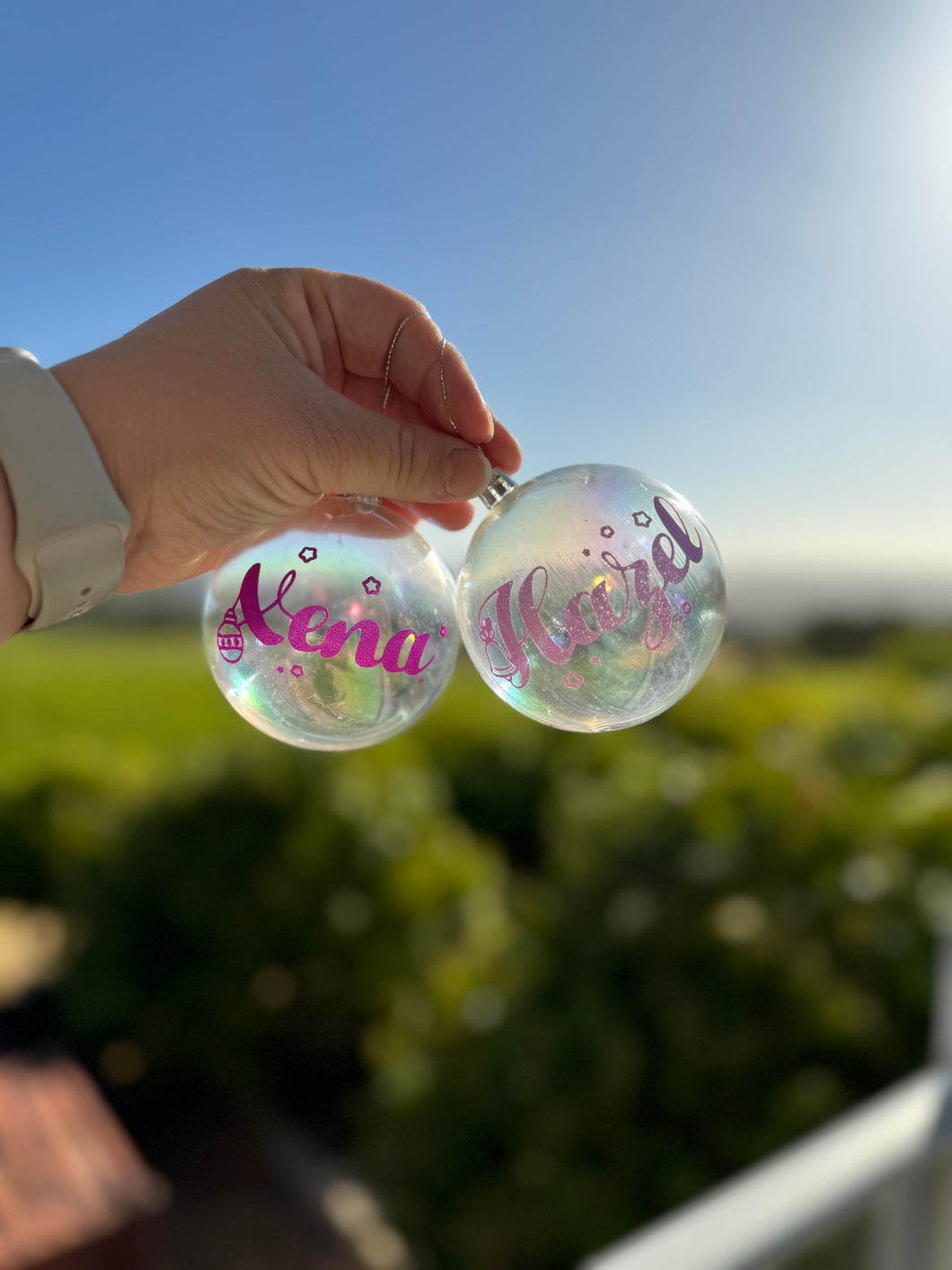 Personalised Pet Christmas Baubles