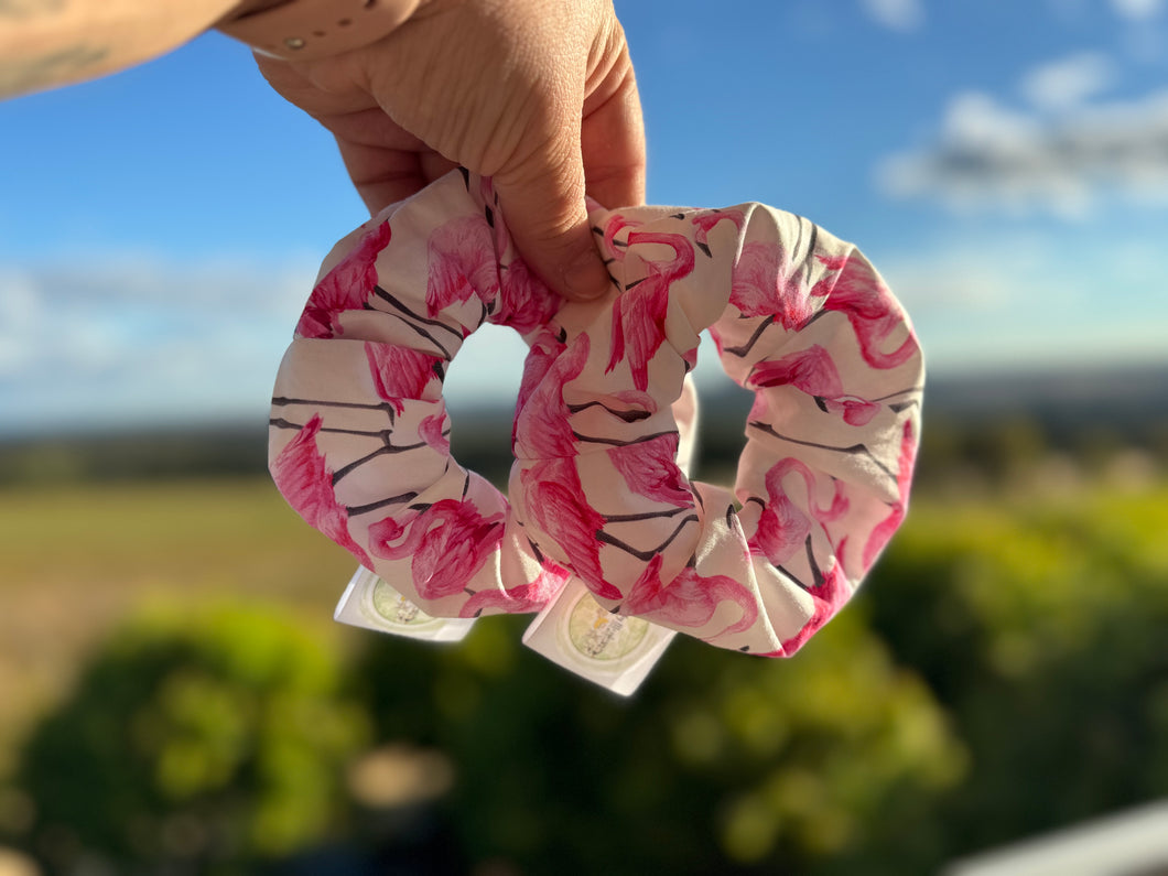 Flamingo Scrunchie