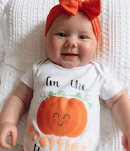 Load image into Gallery viewer, Prettiest Pumpkin Baby Onesie
