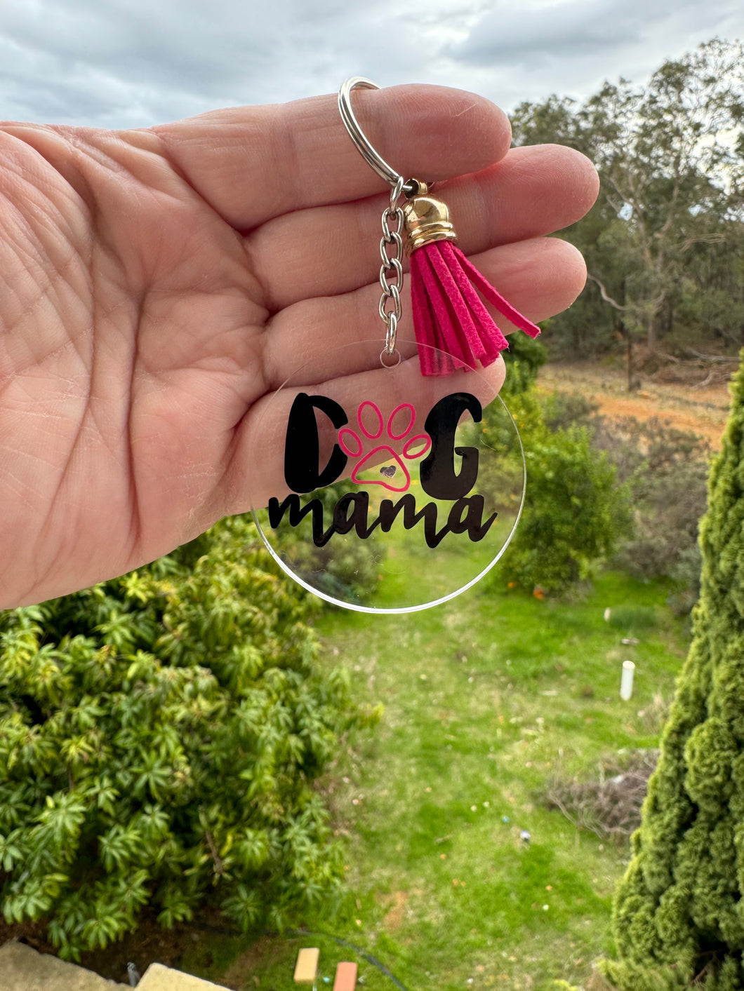 Dog Mama Key Chain