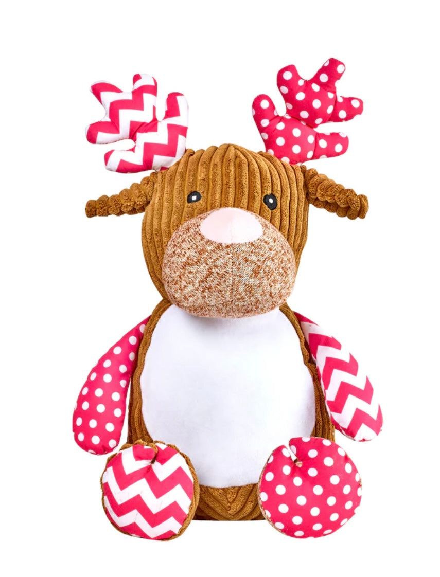 🎄Christmas Edition🎄Harlequin Pink Deer Cubby