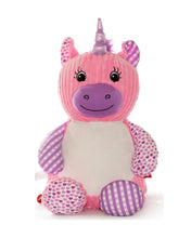 Load image into Gallery viewer, Sensory Harlequin Pink Unicorn Cubby
