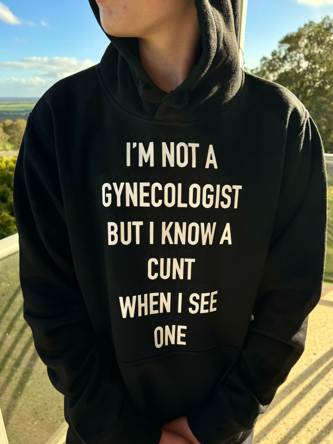 I’m No Gynaecologist Hoodie - Adult