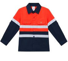 Load image into Gallery viewer, Kids Tradie Hi-Vis Work Shirts
