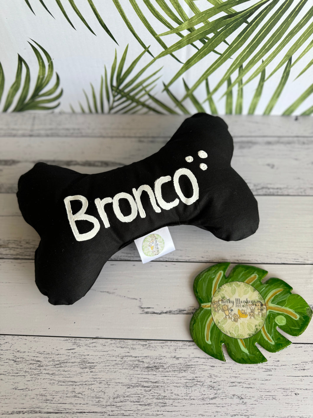 Personalised Dog Bone Plushie