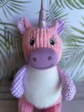 Load image into Gallery viewer, Sensory Harlequin Pink Unicorn Cubby
