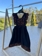 Load image into Gallery viewer, Halloween Styled Flutter Pinafore Dress
