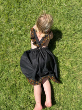 Load image into Gallery viewer, Halloween Styled Flutter Pinafore Dress
