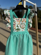 Load image into Gallery viewer, Christmas Styled Flutter Pinafore Dress
