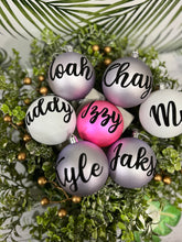 Load image into Gallery viewer, Personalised Christmas Baubles
