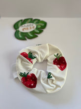 Load image into Gallery viewer, Strawberry Hearts Scrunchie
