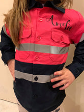 Load image into Gallery viewer, Kids Tradie Hi-Vis Work Shirts
