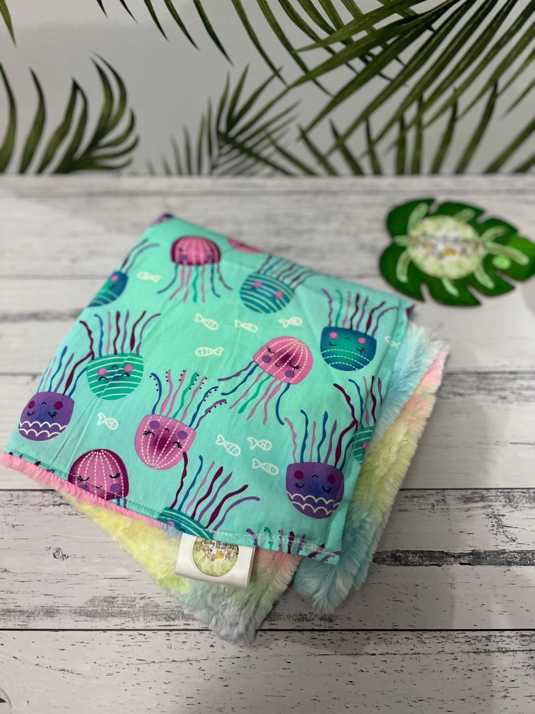 Jelly Fish Minky Blanket