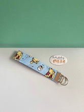 Load image into Gallery viewer, Winnie the Pooh - Blue - Wristlet
