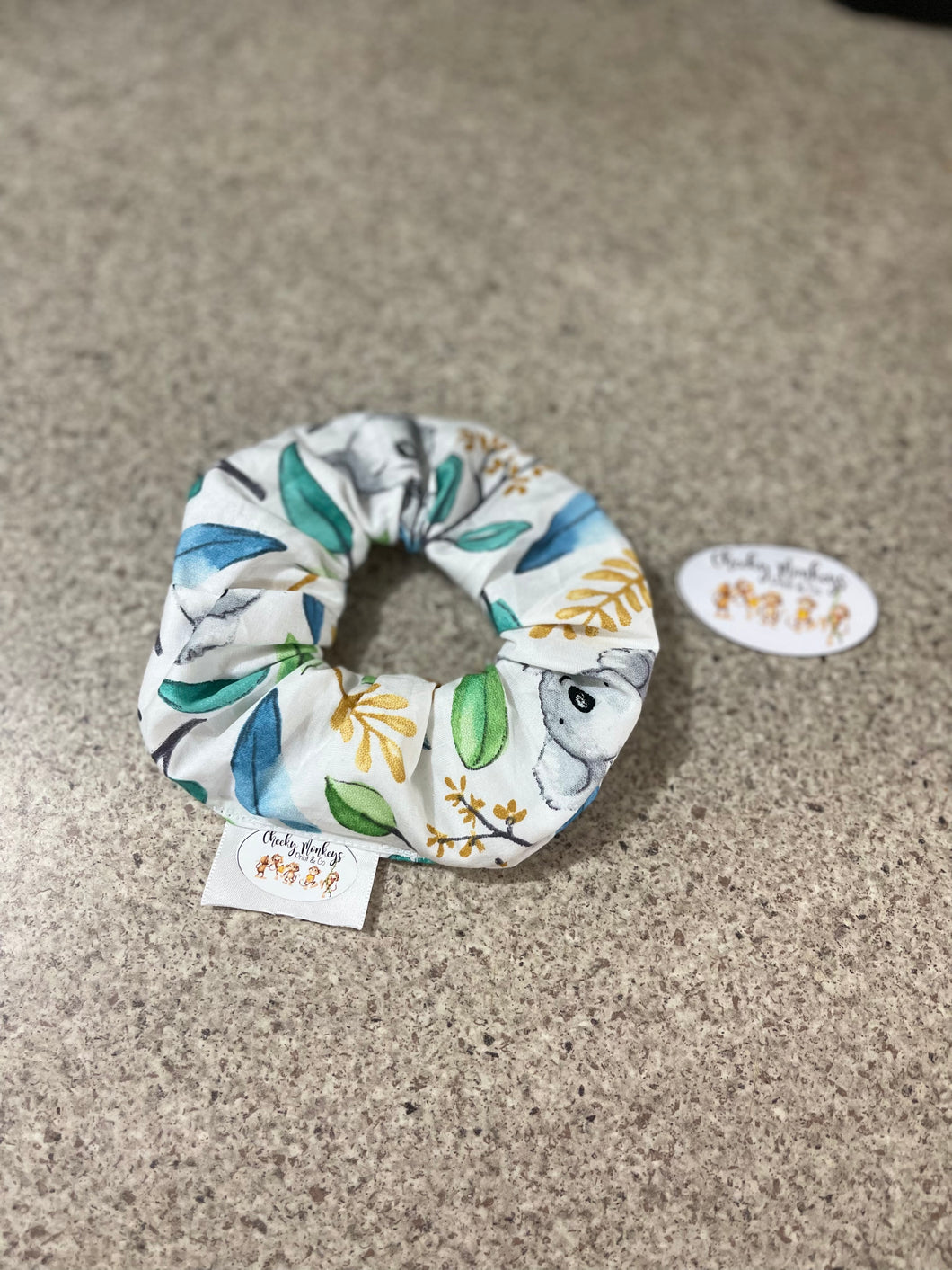 Baby Koala - White - Scrunchie