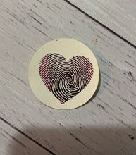 Load image into Gallery viewer, Holographic Pink Foil Heart Stickers
