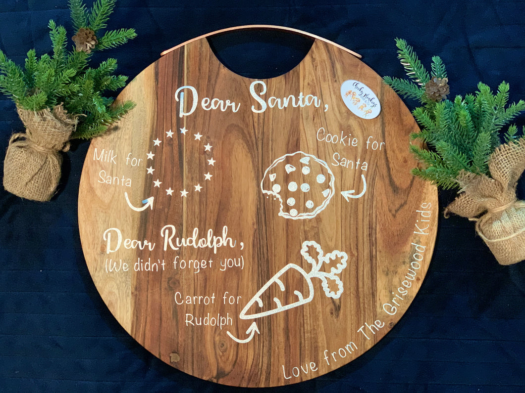 Personalised Santa Treat Board