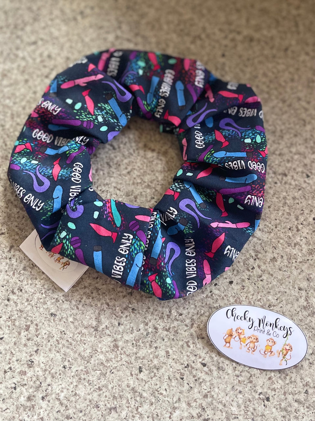 Good Vibes Only Scrunchie