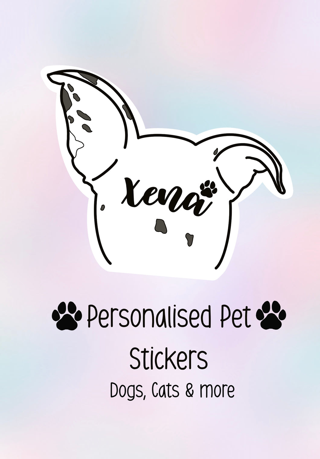 Personalised Pet Stickers