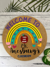Load image into Gallery viewer, “Welcome to” Teacher Classroom Sign
