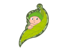 Load image into Gallery viewer, Gumnut Baby With Leaf Sticker
