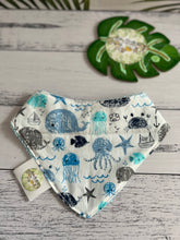 Load image into Gallery viewer, Under the Sea Bandana Bib
