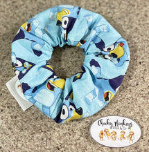 Load image into Gallery viewer, Bluey - Blue - Scrunchie
