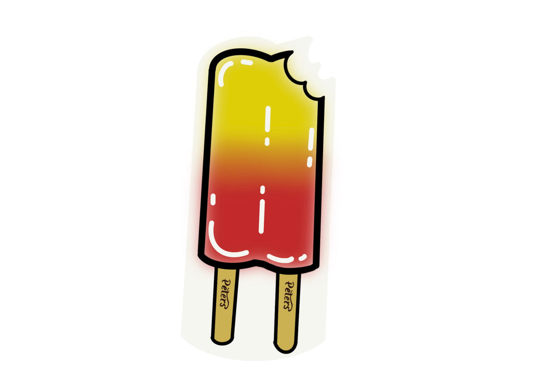 Iconic Twin Icy Pole Sticker