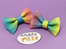 Load image into Gallery viewer, Mermaid Scales Bow Clips - 2 Pack
