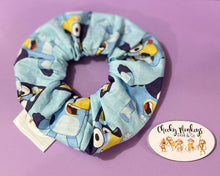 Load image into Gallery viewer, Bluey - Blue - Scrunchie
