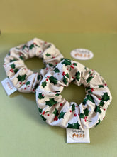 Load image into Gallery viewer, Christmas Holly Scrunchie
