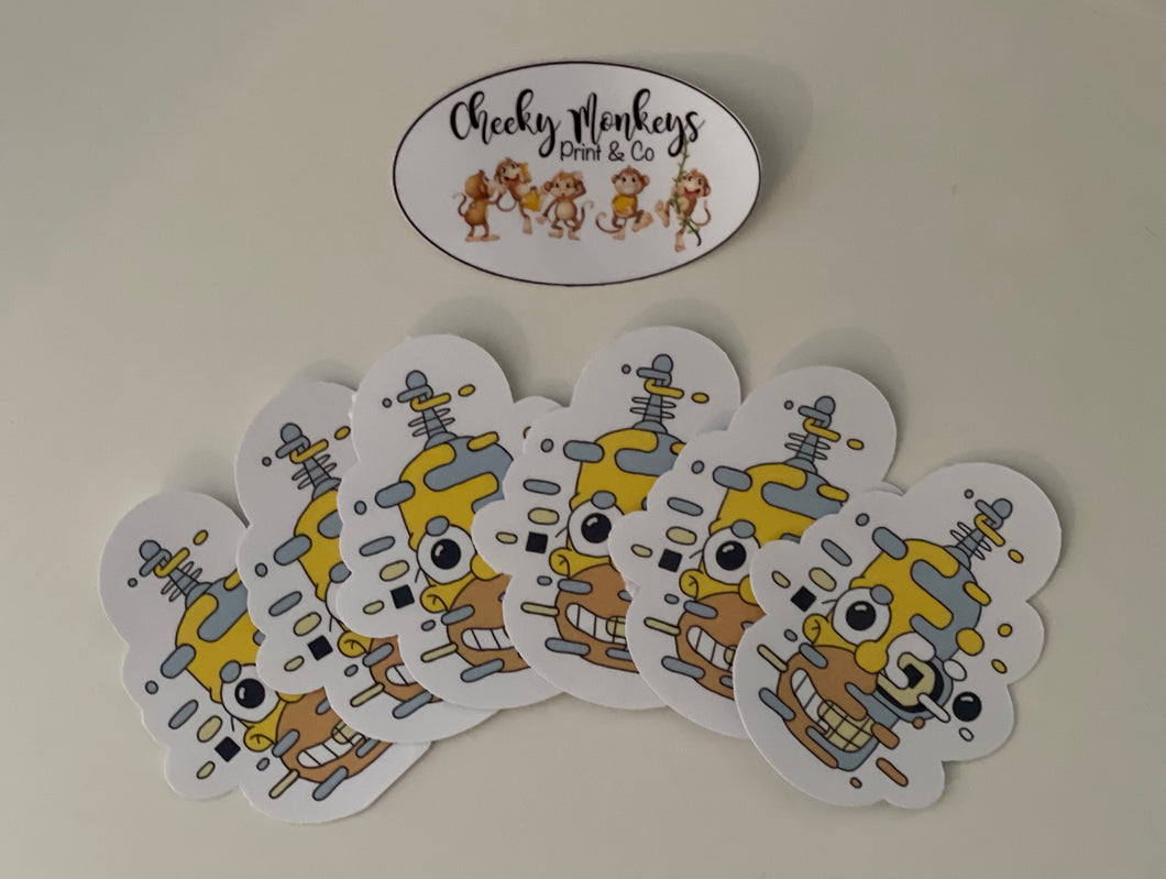 Homer & Bender Mixed Sticker