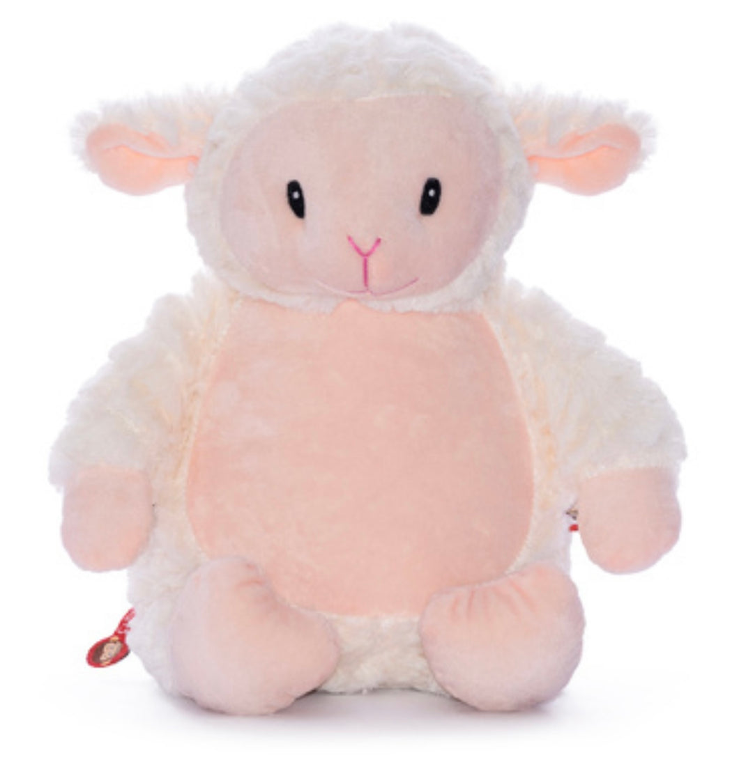 Fluffy Pink Lamb Cubby