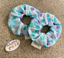 Load image into Gallery viewer, Mermaid - Blue &amp; Purple - Scrunchie
