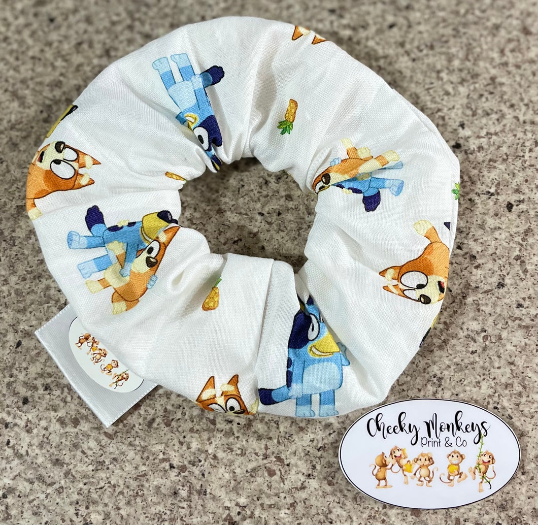 Bluey - White - Scrunchie