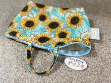 Load image into Gallery viewer, Sunflower Toiletries / Make Up Bag
