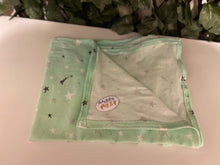 Load image into Gallery viewer, Mint Green Starry Cotton Blanket
