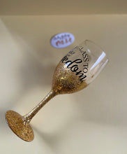 Load image into Gallery viewer, Hamilton “Raise a Glass” Wine Glass
